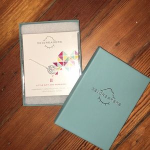 Sterling silver monogram "E" necklace